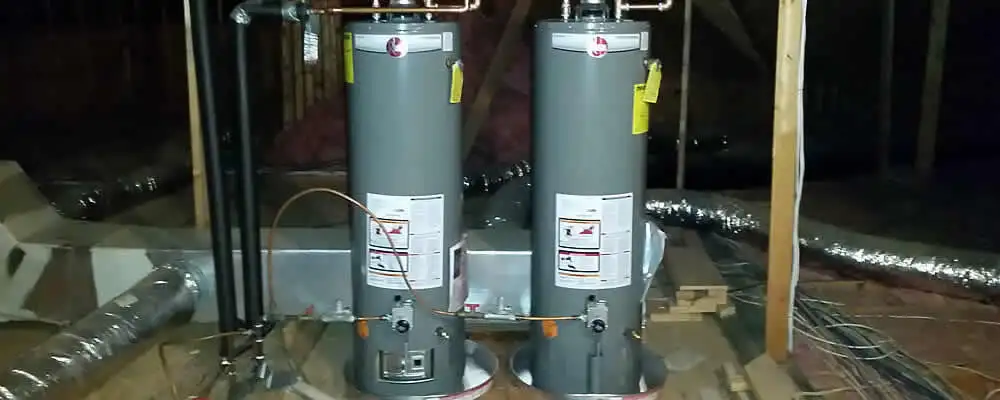 Tankless water heater installation for home hot water in Chattanooga, TN